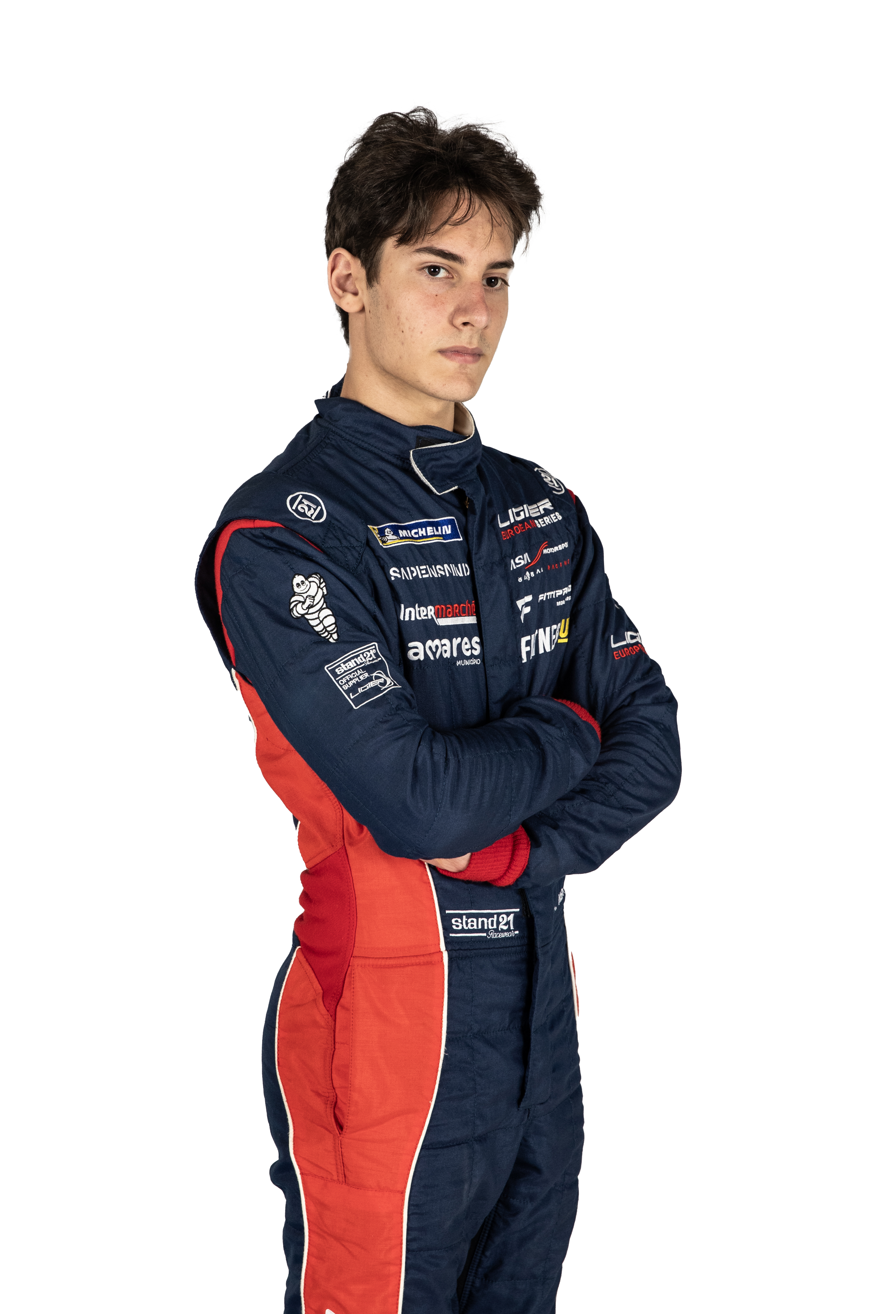 VIEIRA André (prt), ASM Motorsport, Ligier JS P4, portrait during the Heat 1 of the 2024 Ligier European Series on the Circuit de Barcelona-Catalunya from April 12 to 14, 2024 in Montmelo, Spain - Photo Xavi Bonilla / DPPI